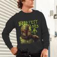 Star Wars The Book Of Boba Fett Neon Boba Fett Lives Poster Unisex Long Sleeve T-Shirt