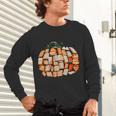 Thanksgiving Fall Books Pumpkins Vintage Library Teacher Kid Unisex Long Sleeve T-Shirt Thanksgiving Fall Books Pumpkins Vintage Library Teacher Kid Unisex Long Sleeve T-Shirt