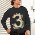 Toddler 3rd Birthday Books Themed 3 Year Old Boys Kids Girls Unisex Long Sleeve T-Shirt