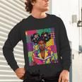 History Month Educated Black Women Girls Reading Book Unisex Long Sleeve T-Shirt