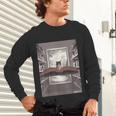 Totally Weird Tees Cat Library Book Reading Literary Unisex Long Sleeve T-Shirt Totally Weird Tees Cat Library Book Reading Literary Unisex Long Sleeve T-Shirt