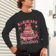 Valentine All Booked For Valentines Book Lovers Teacher Kid Unisex Long Sleeve T-Shirt