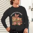 Valentine's Swooning Over Stories Cupid And Book Lover Tee Unisex Long Sleeve T-Shirt