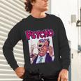 Vintage Movie Horror Poster Comic Book Graphic Film Night Unisex Long Sleeve T-Shirt