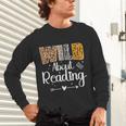 Wild About Reading Book Lover Bookworm Library Day Unisex Long Sleeve T-Shirt