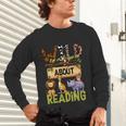 Wild About Reading Reading Books And Bookworm Library Day Unisex Long Sleeve T-Shirt Wild About Reading Reading Books And Bookworm Library Day Unisex Long Sleeve T-Shirt