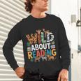 Wild About Reading Zoo Animals Books Reader Lover Unisex Long Sleeve T-Shirt Wild About Reading Zoo Animals Books Reader Lover Unisex Long Sleeve T-Shirt