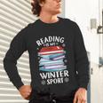 Winter Reading Book Bookworm Winter Unisex Long Sleeve T-Shirt