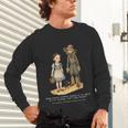 Wizard Of Oz Book Quote Scarecrow Dorothy Retro Drawing Unisex Long Sleeve T-Shirt Wizard Of Oz Book Quote Scarecrow Dorothy Retro Drawing Unisex Long Sleeve T-Shirt
