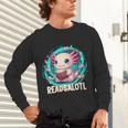 Women's Readsolotl Kawaii Axolotl Reading Book Lover Unisex Long Sleeve T-Shirt Women's Readsolotl Kawaii Axolotl Reading Book Lover Unisex Long Sleeve T-Shirt