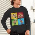 Wrestling Comic Book Wrestler Mexican Lucha Libre Mask Unisex Long Sleeve T-Shirt