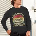 Writer Shirt Men Women Author Book Novelist Poet Unisex Long Sleeve T-Shirt Writer Shirt Men Women Author Book Novelist Poet Unisex Long Sleeve T-Shirt