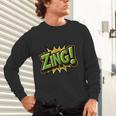 ZING Comic Book Retro Artwork – Cartoon Collector Unisex Long Sleeve T-Shirt