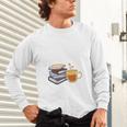 67 Read Every Night Quote For Book Lovers &Coffee Fans Unisex Long Sleeve T-Shirt