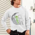 Astronaut Reading Book To Alien Moon Space Women Kids Men Premium Tri-Blend Unisex Long Sleeve T-Shirt Astronaut Reading Book To Alien Moon Space Women Kids Men Premium Tri-Blend Unisex Long Sleeve T-Shirt