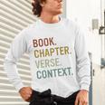 Book Chapter Verse Christian Bible Reformed Theology Unisex Long Sleeve T-Shirt Book Chapter Verse Christian Bible Reformed Theology Unisex Long Sleeve T-Shirt