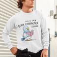 This Is My Book Character Costume I Pigeon Reading Tee Unisex Long Sleeve T-Shirt