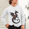 Book Lover Bookworm Reading Books Dragon Unisex Long Sleeve T-Shirt