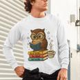 Book Lover Owl Reading Bookish Library Read Books Be Kind Unisex Long Sleeve T-Shirt
