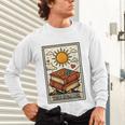 Book Reading Tarot Card The Reader Unisex Long Sleeve T-Shirt Book Reading Tarot Card The Reader Unisex Long Sleeve T-Shirt