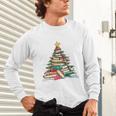 All Booked For Christmas Book Christmas Tree Lights Xmas Unisex Long Sleeve T-Shirt