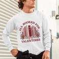 All Booked For Valentines Day Bookish Readers Book Lovers Unisex Long Sleeve T-Shirt