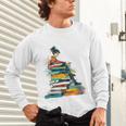 Books Abstract Artist Women Art Painting Books Unisex Long Sleeve T-Shirt Books Abstract Artist Women Art Painting Books Unisex Long Sleeve T-Shirt