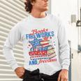 Books Fireworks And Freedom 4th Of July Book Lover Unisex Long Sleeve T-Shirt Books Fireworks And Freedom 4th Of July Book Lover Unisex Long Sleeve T-Shirt