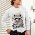 Booktrovert Raccoon Reading And Coffee For Book Lover Unisex Long Sleeve T-Shirt Booktrovert Raccoon Reading And Coffee For Book Lover Unisex Long Sleeve T-Shirt