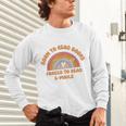 Born To Read Books Forced To Emails Vintage Retro Rainbow Unisex Long Sleeve T-Shirt Born To Read Books Forced To Emails Vintage Retro Rainbow Unisex Long Sleeve T-Shirt