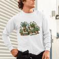 Botanical Garden Plants With Books Unisex Long Sleeve T-Shirt Botanical Garden Plants With Books Unisex Long Sleeve T-Shirt