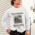Bronte Novel Wuthering Heights Moorland Gothic Book Cover Unisex Long Sleeve T-Shirt Bronte Novel Wuthering Heights Moorland Gothic Book Cover Unisex Long Sleeve T-Shirt
