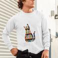 Cat Lover Tee Women Book Lover Reading Librarian Read Unisex Long Sleeve T-Shirt