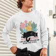 Cat Meme I Like Cats And Books And Maybe Three People Unisex Long Sleeve T-Shirt