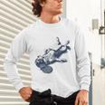 Cavalier King Charles Spaniel Book Nap Vintage Dog Mom Dad Unisex Long Sleeve T-Shirt
