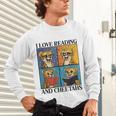 Cheetah Love Reading And Cheetahs Kids Bookworm Unisex Long Sleeve T-Shirt