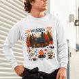 Cozy Reading Cabin Retreat Fall Bookish Autumn Cozy Reader Unisex Long Sleeve T-Shirt
