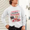 Cupid's Favorite Math Teacher Valentine Reading Book Women Unisex Long Sleeve T-Shirt Cupid's Favorite Math Teacher Valentine Reading Book Women Unisex Long Sleeve T-Shirt
