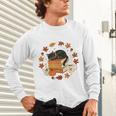 Cute Cat Fall In Love With Reading Book Cat Lover Librarian Unisex Long Sleeve T-Shirt Cute Cat Fall In Love With Reading Book Cat Lover Librarian Unisex Long Sleeve T-Shirt