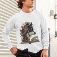 Dog Book Flower Unisex Long Sleeve T-Shirt