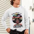 Education Is Freedom Teacher History Month Books Lover Unisex Long Sleeve T-Shirt