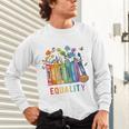 Equal Rights Book Flower Equality Peace Love Kindness Book Unisex Long Sleeve T-Shirt Equal Rights Book Flower Equality Peace Love Kindness Book Unisex Long Sleeve T-Shirt