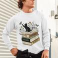 Fantasy Drama Tragedy Cat Book Lover Reading Humor Unisex Long Sleeve T-Shirt Fantasy Drama Tragedy Cat Book Lover Reading Humor Unisex Long Sleeve T-Shirt