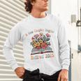 Floral Book Officially Retired 2025 A New Chapter Begins Unisex Long Sleeve T-Shirt