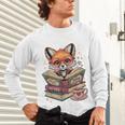 Fox Read Books Be Kind Stay Weird Reader Cute Nerd Bookworm Unisex Long Sleeve T-Shirt Fox Read Books Be Kind Stay Weird Reader Cute Nerd Bookworm Unisex Long Sleeve T-Shirt