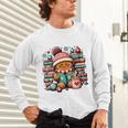 Gingerbread Reading Book Lovers Christmas Bookworm Librarian Premium Unisex Long Sleeve T-Shirt Gingerbread Reading Book Lovers Christmas Bookworm Librarian Premium Unisex Long Sleeve T-Shirt