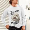 Great Pyrenees Dog Breed Life Is Better With Books And Great Unisex Long Sleeve T-Shirt Great Pyrenees Dog Breed Life Is Better With Books And Great Unisex Long Sleeve T-Shirt