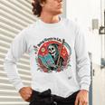 Grim Reaper Reads a Book Unisex Long Sleeve T-Shirt Grim Reaper Reads a Book Unisex Long Sleeve T-Shirt