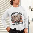 Groundhog Day Librarian Book Lover Reader Library Unisex Long Sleeve T-Shirt