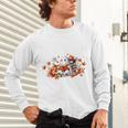 Halloween Book Lover Ghost Witch Books & Pumpkins Unisex Long Sleeve T-Shirt
